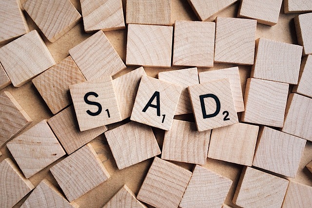Traurig, Emotion, Wort.