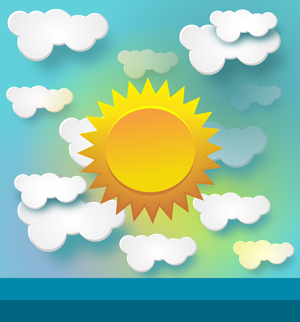 Sonne, Wolken, Optimismus